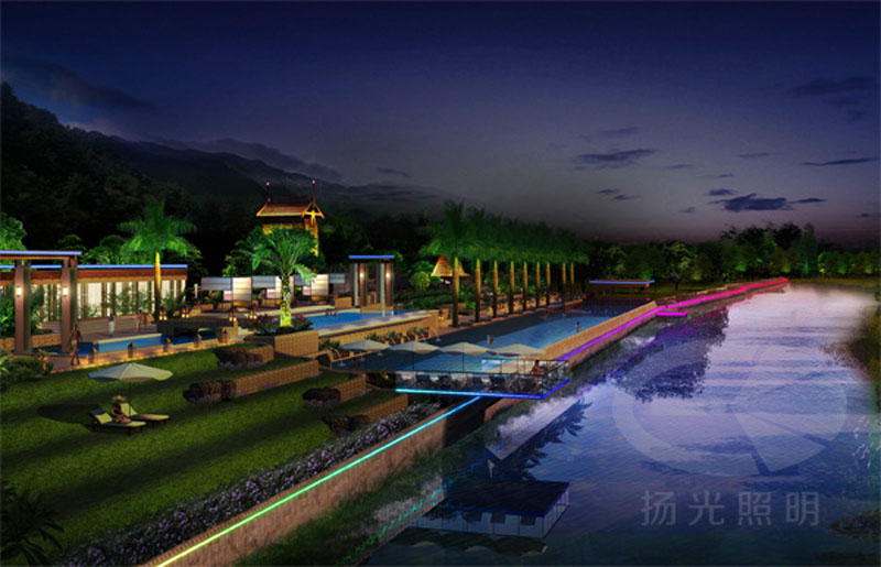 酒店景觀亮化設計