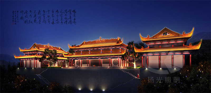 建（jiàn）築泛光照明設計夜景燈光效果（guǒ）圖