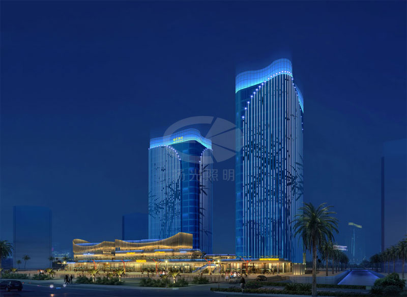建築景觀燈光設計效果圖