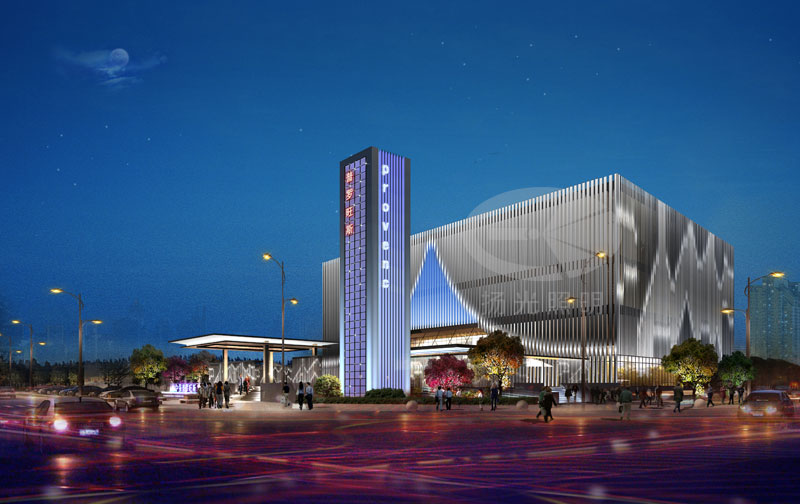 酒店夜景燈光設計（jì）效（xiào）果圖