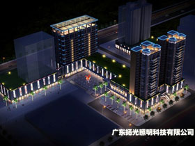 珠海嘉（jiā）頓時代廣場燈光設計