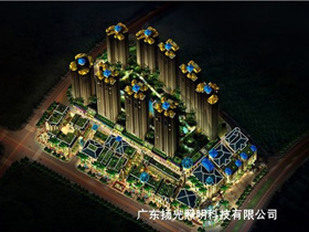 盛東地產（chǎn）:南寧（níng）盛天華府樓（lóu）體亮化（huà）