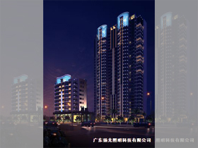 合群地產：汕頭群星華庭樓體（tǐ）亮化