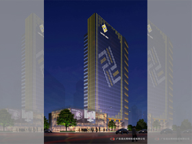 東莞粵豐（fēng）大廈夜景照明設計