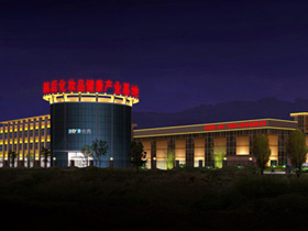 清（qīng）遠（yuǎn）韓後（hòu）化（huà）妝品產業基地夜景照明工程