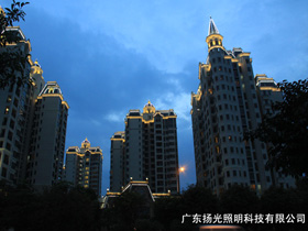 廣州香檳公（gōng）寓燈光工程現場實拍