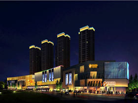 深圳宏帆廣場夜景照明（míng）工程