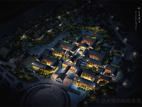 雲浮禪泉酒店夜景照明設計