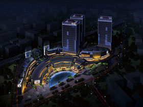 昆明（míng）舒鉑廣場景觀照明