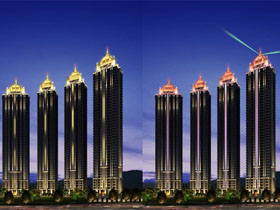 凱旋1號廣場夜景照明工程（chéng）