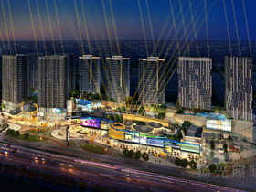 佛山東基（jī）童夢廣場建築夜景照（zhào）明設計