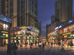 雲南昆明壹方城商業街照（zhào）明設計