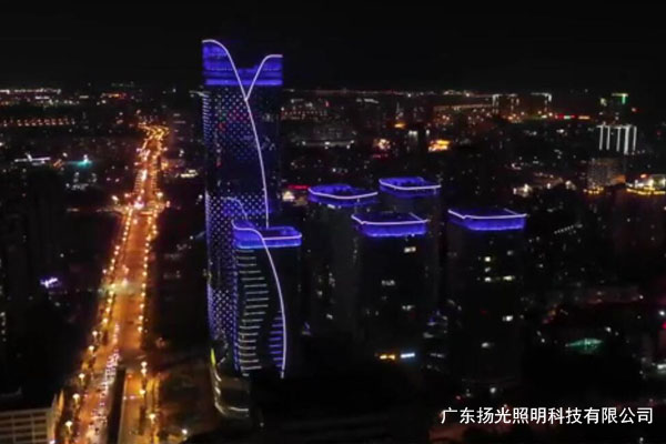 雲南（nán）海源財富廣場夜景照明工程