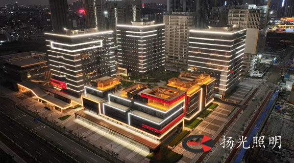 白雲（yún）湖濱未來科技產業園亮化（huà）工（gōng）程設計施工