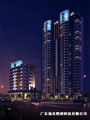 合群地產：汕頭群星華庭樓體亮（liàng）化