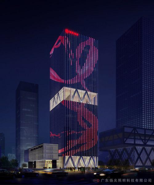 深圳招商銀行外立（lì）麵照明