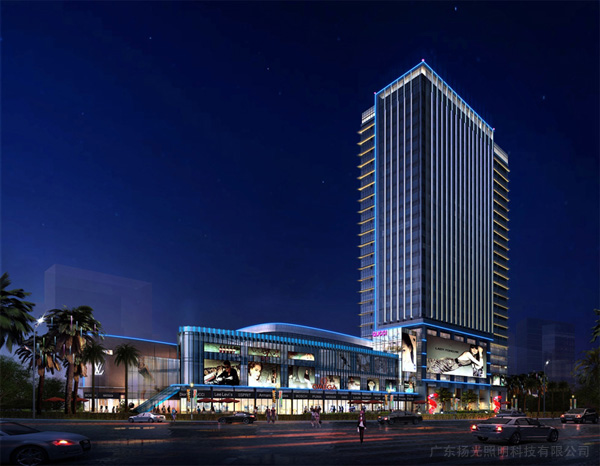 東莞嘉宏地王大廈超高層建築照（zhào）明設計
